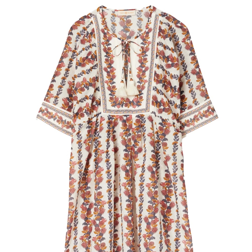 NWT! Tory Burch Printed Beach Cover-Up Tunic in size M